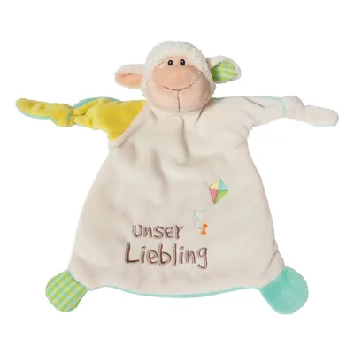 Produktbild von NICI Schmusetuch Lamm Unser Liebling, Schnuckeltuch, Tuch, Babytuch, Nuckeltuch, 25 x 25 cm, 40044