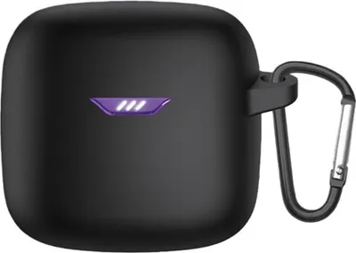 Obrázok produktu pre INF Silikónové ochranné puzdro pre JBL TUNE FLEX s karabínou – Čierne