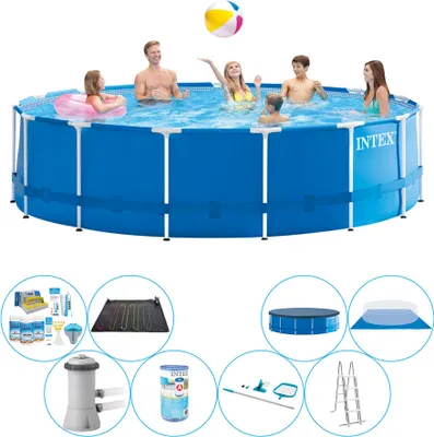Obrázek produktu pro Balení bazénu - Intex kovový rám kulatý 457x122 cm