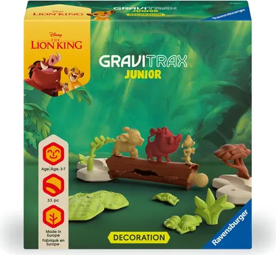Immagine prodotto di Ravensburger 23862 GraviTrax Junior Extension Disney Lion King, pista di marmo per bambini dai 3 anni in su, con figure di gioco au 23862