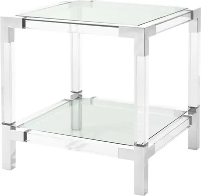 Produktbild von Casa Padrino Wohnzimmer Beistelltisch 60 x 60 x H. 60 cm - Luxus Designer Möbel