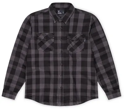 Productafbeelding van Vintage Industries Globe, zwaar katoenen overhemd, donkergrijs, maat XL