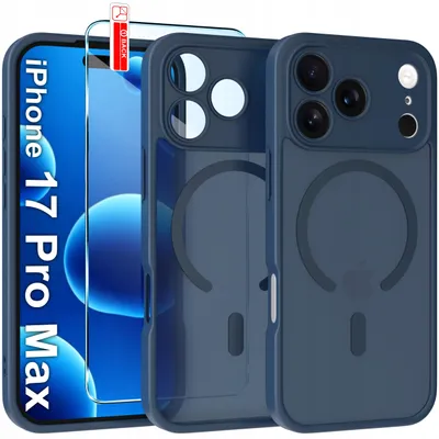 Immagine prodotto di Custodia magnetica opaca per Apple iPhone 17 Pro Max | Compatibile con MagSafe, in vetro resistente