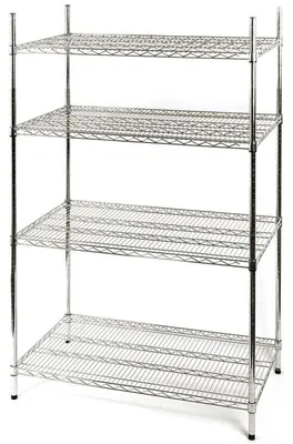 Produktbild von Lagerregal aus Chromstahl1220x610x1800 mm (BxTxH)