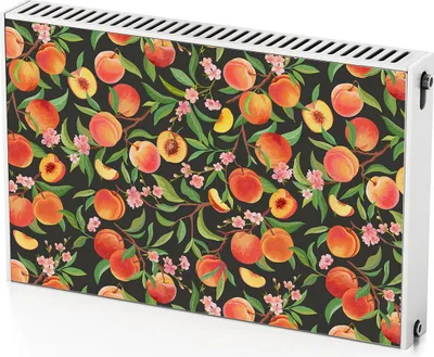 Produktbild von Obstbaumsamen – Magnetische Heizkörperabdeckung – 90x60 cm – Magnet Heizkörperabdeckung – 3D Würfel – Heizkörperverkleidung – Magnetische Wandverkleidung – Wetterfest