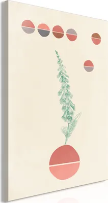 Produktbild von Vlies Leinwandbild - Campanulas (1 Part) Vertical 40x60 cm Blätter b-C-0667-b-a
