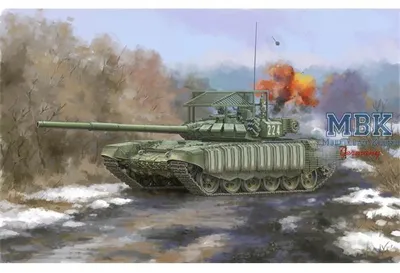 Productafbeelding van Trumpeter 09610 Russische T-72B3 met 4S24 soft case, modelbouwset 1:35, in originele verpakking