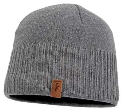 Balke Unisex Strickmütze Vollfleecefutter in grau