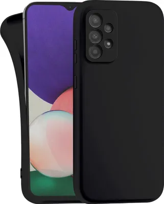 Produktbild von Hülle für Samsung Galaxy A53 5G - Handyhülle mit Kameraschutz Cover aus Silikon in Schwarz