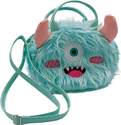 Produktbild von Flauschige Monster Handtasche für kleine Fashionistas in Türkis