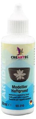 Produktbild von CREARTEC Modellier Haftgrund - 50ml - zum Verkleben modellierter Dekore aus lufttrocknender Masse