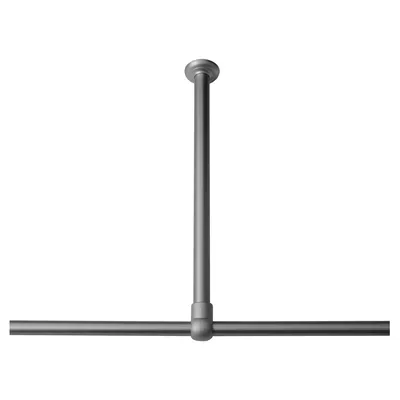 Produktbild von Sealskin Deckenhalterung für Duschvorhangstangen, Aluminium, Durchmesser: 28 mm, Farbe: chrom matt, 276668605