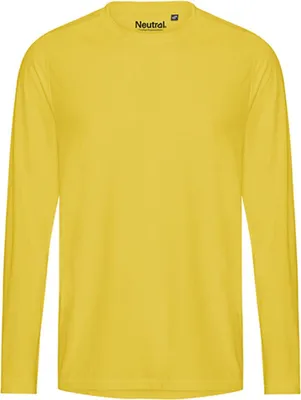 Produktbild von Neutral R61050 | Recycled Performance Long Sleeve T-Shirt S bis 3XL - Farbe: Yellow - Größe: XXL