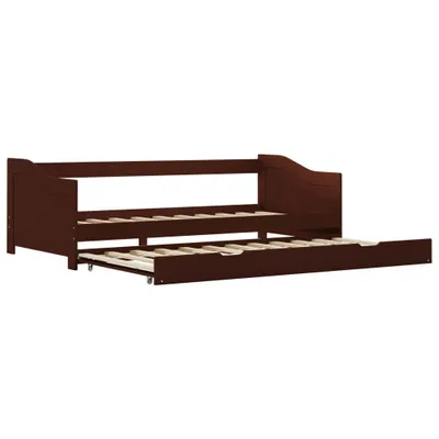 Immagine prodotto di Dormeuse Estraibile senza Materasso Marrone Scuro 90x200 cm