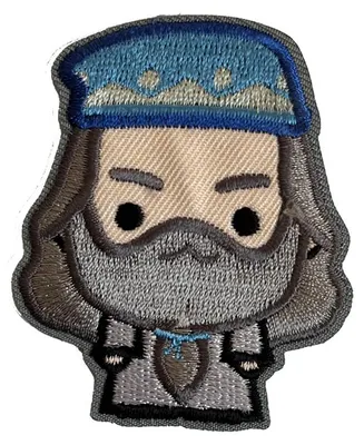 Obrázek produktu pro Mono-Quick Harry Potter © Hogwarts Albus Dumbledore - záplata, nažehlovací, nažehlovací záplata, nášivka, záplata, k nažehlení, velikost: 5 x 6 cm