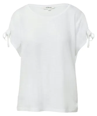 Produktbild von s.Oliver T-Shirt mit relaxter Passform, lässiger Raffung und überschnittenen Schultern