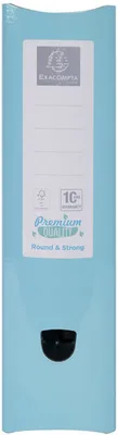 Produktbild von Exacompta 53760E Premium Ordner Exafile 2.0 runder Rücken 8 cm breit DIN A4 aufgeklebtes Rückenschild Prem´Touch Aquarel 1 Stück Zufallsfarbe Ringordn