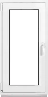 Imagen del producto de Ventana de sótano blanca 650X400 mm con doble acristalamiento (32 mm) oscilobatiente DIN derecha