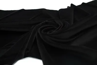 Obrázek produktu pro Minkee Super měkká elastická tkanina černá 50 x 160 cm