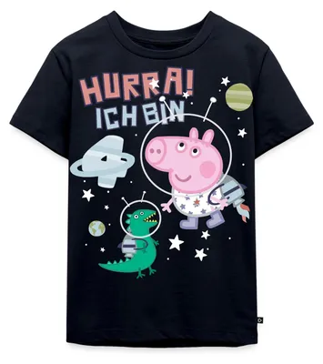 Produktbild von Spreadshirt Peppa Wutz Schorsch Ich bin 4 Jahre Kinder Premium T-Shirt, 98/104 (2 Jahre), Navy