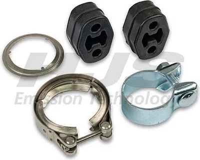 Produktbild von HJS Montagesatz Abgasrohr 82 11 9256 Vorne für VW Polo Schrägheck (6R1, 6C1)