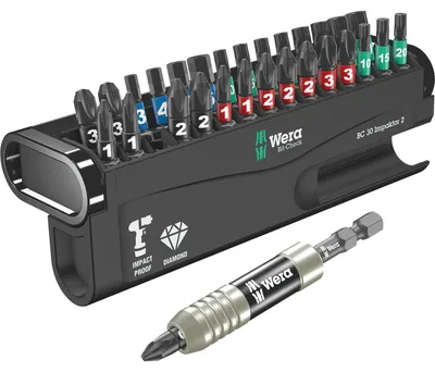 Obrázek produktu pro Wera Bit-Check 30 Impaktor 2| Bit-Sortiment