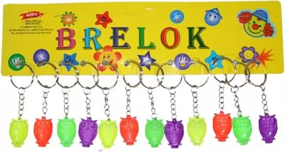Produktbild von Eulen Schlüsselanhänger 12er Set - Bunte Tier Anhänger für Rucksack & Schlüssel - Geschenk