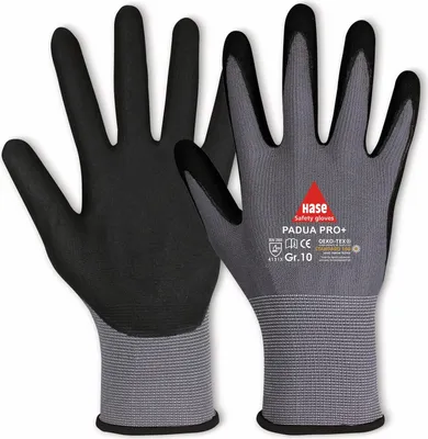 Produktbild von HASE SAFETY GLOVES Arbeitshandschuhe, Padua Pro+, EN 388, EN 420, Touchfähig, Größe 7