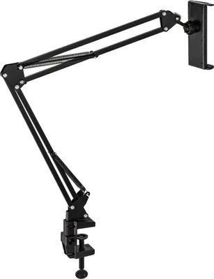 Produktbild von Tablet-Halterung für Tische etc., Schwenkarm mit 2 Gelenken, Geräte 7-12,9" (00210577)