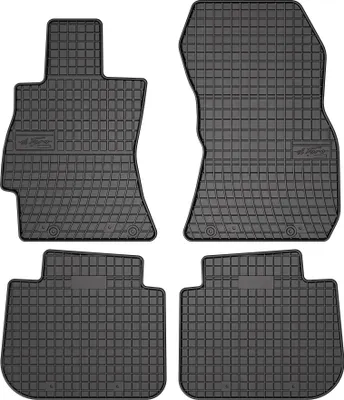 Productafbeelding van Rubberen automatten voor Subaru Outback III 2003-2009 – 4-delig, zwart, op maat