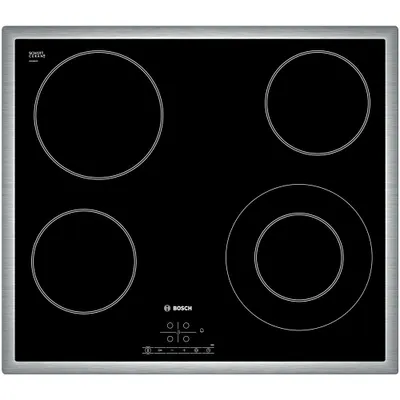 Obrázek produktu pro Bosch Serie 4 PKF645B17E, Černá, Vestavěné, Keramický, Sklokeramický, 4 zóna/zón, 4 zóna/zón