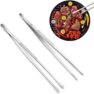 Produktbild von Edelstahl-Grillzange, 2-teilig, rostfrei
