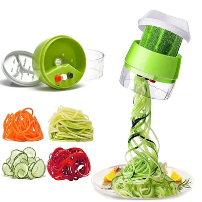 Produktbild von Spiralenschneider - 4-in-1 - Grün