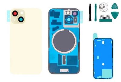 Produktbild von iPhone 15 Backcover Gelb - Set