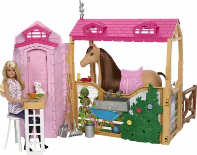 Produktbild von Barbie Záhady: Záhadné konské dobrodružstvo - hracia súprava s bábikou Konská stajňa