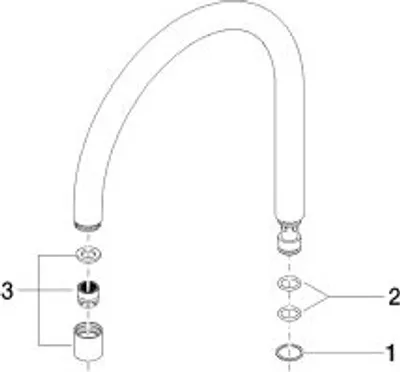 Produktbild von Dornbracht 90282221100-00 Auslauf Ersatzteile