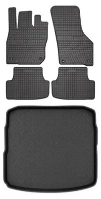 Obrázok produktu pre Gumové autokoberce SolidPRO + vaňa kufra pre: Audi A3 8Y IV 2020- sportback (hatchback) 5 ks