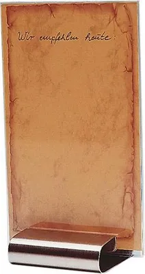 Produktbild von APS 30 Tischkartenhalter, Edelstahl, 8 x 7 cm
