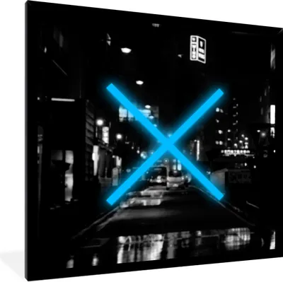Produktbild von MuchoWow® Gerahmtes Poster Spiel - Controller - Blau 40x40 cm - Poster mit Schwarzem Bilderrahmen Wandposter Rahmen Foto Bilder - Mit Rahmen - Wanddekoration Schlafzimmer