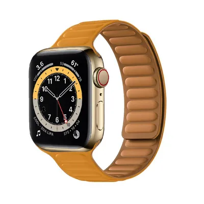 Zdjęcie produktu dla Techsuit Pasek Apple Watch 1/2/3/4/5/6/7/8/SE/SE 2 (38/40/41 - pomarańczowy