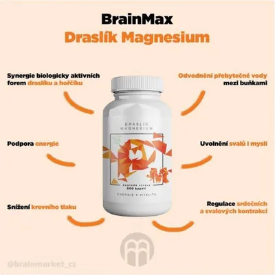 Produktbild von BrainMax Kalium-Magnesium-Zitrat-Magnesium-Malat, 200 Gemüsekapseln