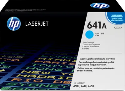 Zdjęcie produktu dla HP 641A oryginalny wkład z błękitnym tonerem LaserJet, 8000 stron(y), Cyjan, 1 szt.