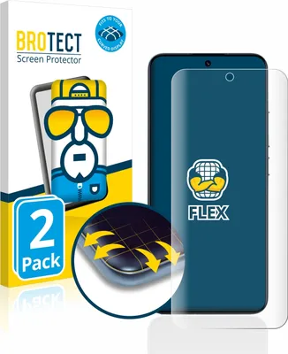 Produktbild von 2x BROTECT Fullscreen Schutzfolie für Xiaomi 13 Displayschutz Folie Fullcover Klar Transparent