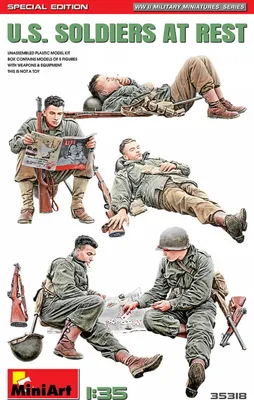 Produktbild von MINIART MA35318 U.S. Soldiers at Rest. Special Edition