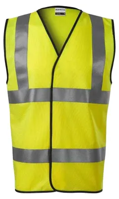 Imagen del producto de Chaleco reflectante de alta visibilidad, unisex, para hombre/mujer, modelo PP11381 (talla M), color amarillo