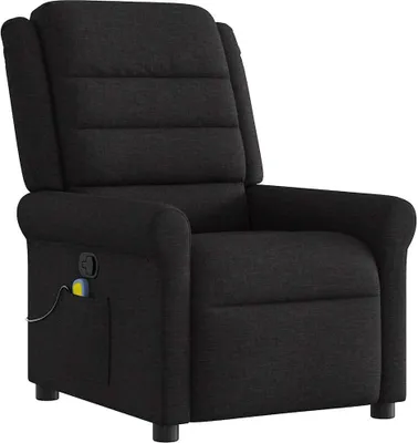 Produktbild von vidaXL Massagesessel Schwarz Stoff