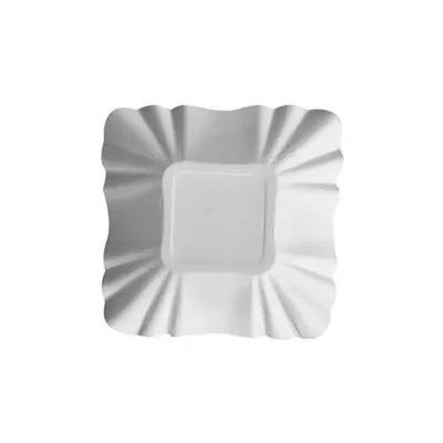 Produktbild von Papstar Schalen, Pappe "pure" eckig 9 cm x 9 cm x 3 cm weiß, 8 x 250 Stück