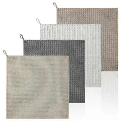 Produktbild von 30 x 30 cm Barista-Tücher, waschbar, Waffelstruktur, Mikrofasertücher für Küche, Bad und Haushalt