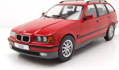 Produktbild von BMW 320i E36 Touring 1995 rot, MOD18154, Maßstab1/18, MODELCAR