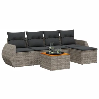 Zdjęcie produktu dla VidaXL 3257313, Ciemny Szary, Drewno akacjowe, Żywica, Stal, 550 mm, 370 mm